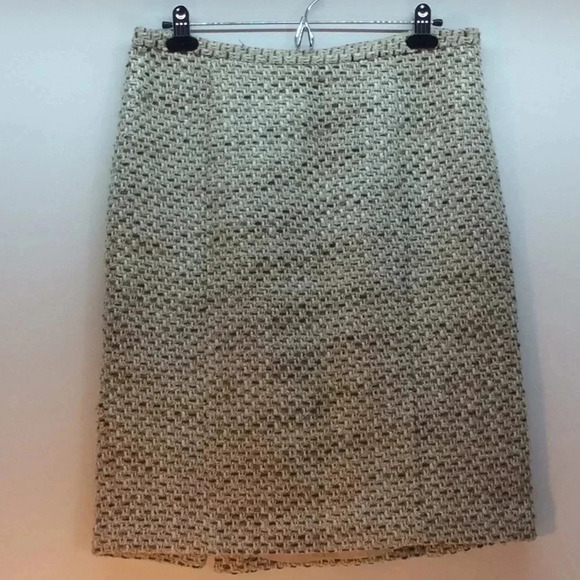 LOFT Brown, Tan & Cream Skirt Size 10 - Picture 1 of 8
